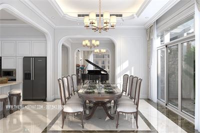 Mẫu đèn thả bàn ăn
